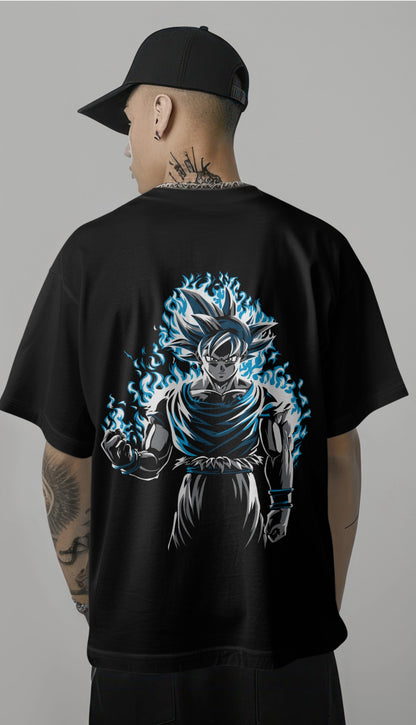 Goku - Ultra instinct Graphic Printed Oversized T-shirt