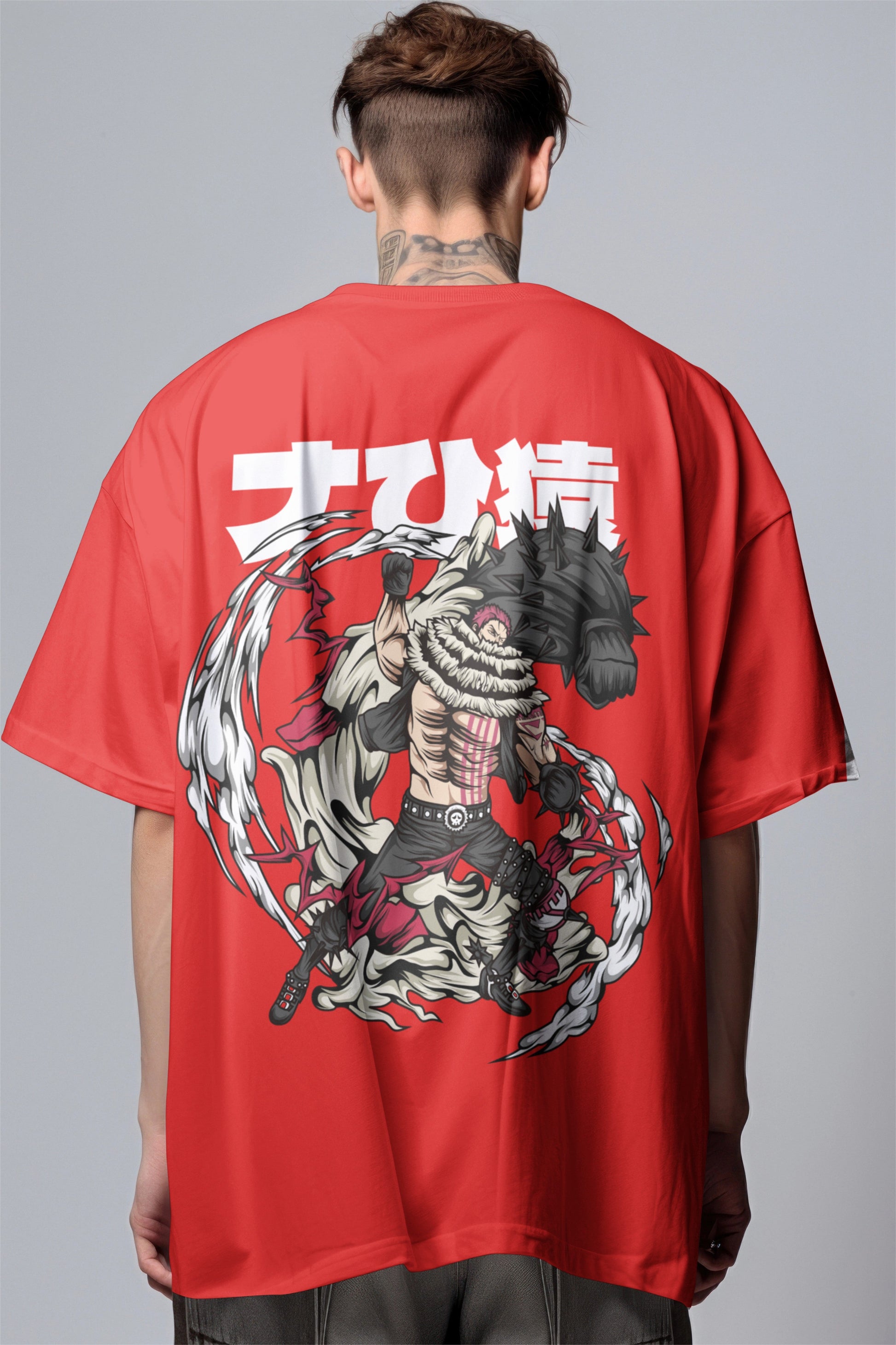 One Piece Katakuri Graphic Printed Oversized T-shirt Harble Outfits