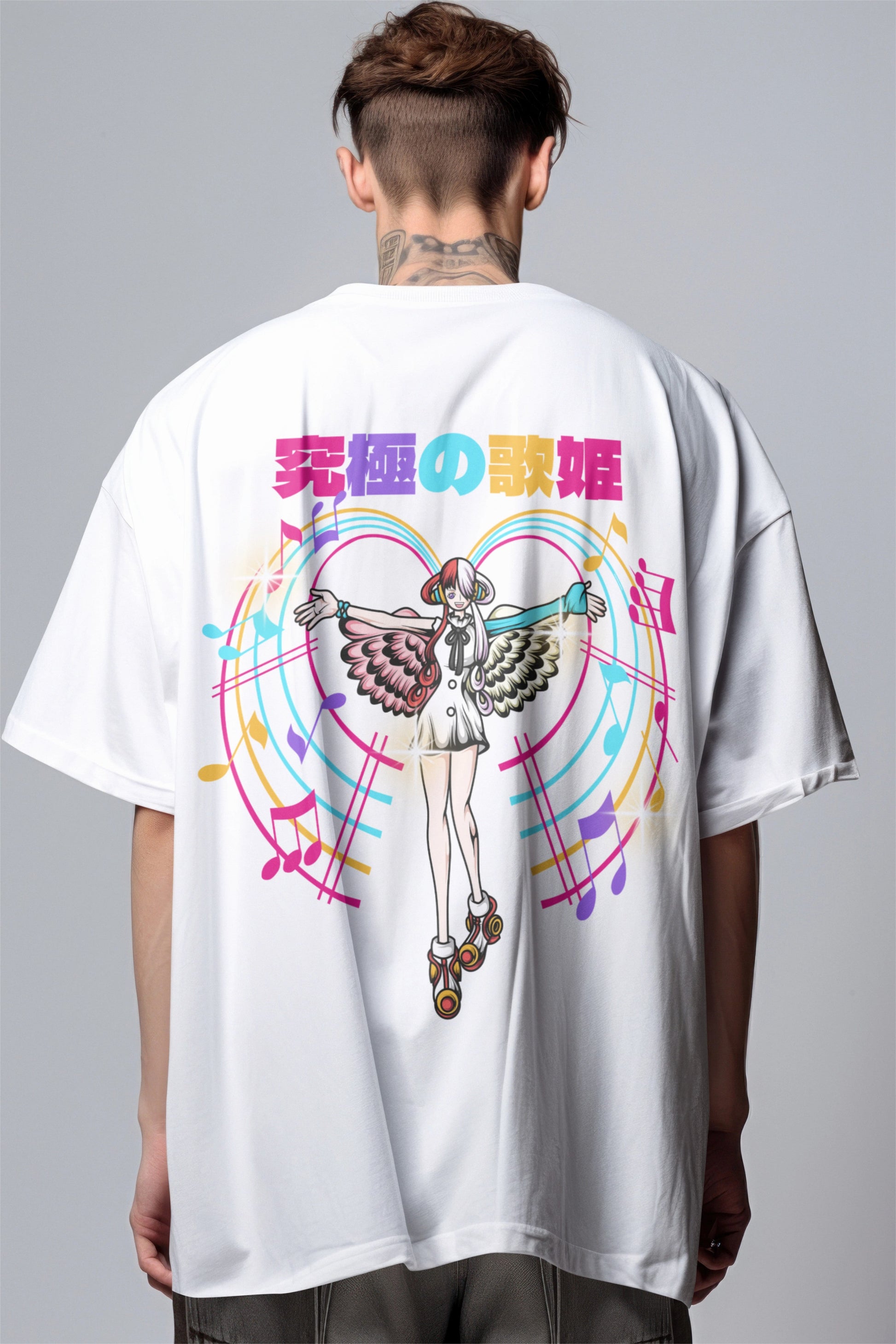 One Piece Uta Graphic Printed Oversized T-shirt Harble Outfits