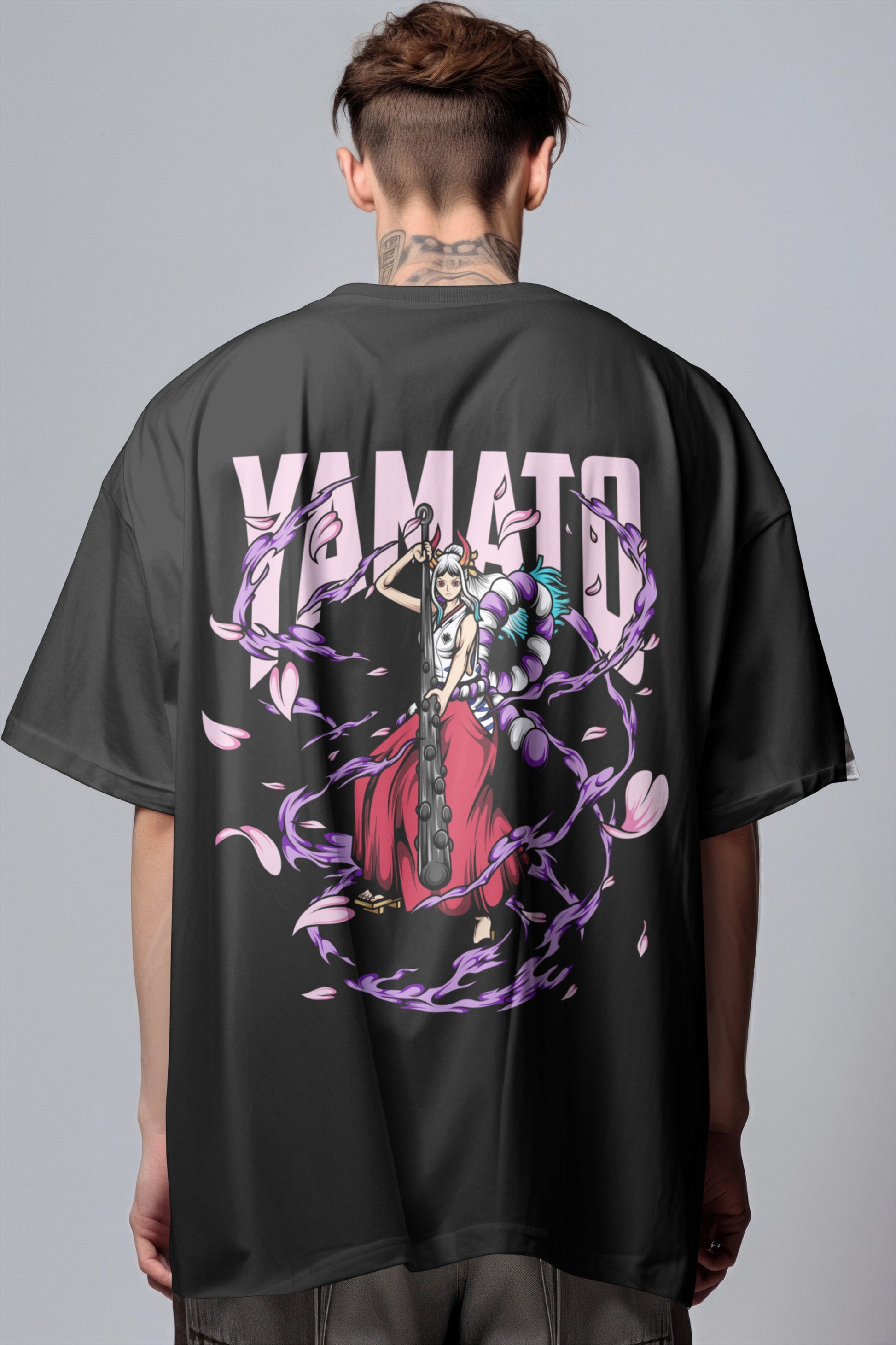 One Piece Yamato Oni Princess Graphic Printed Oversized T-shirt Harble Outfits