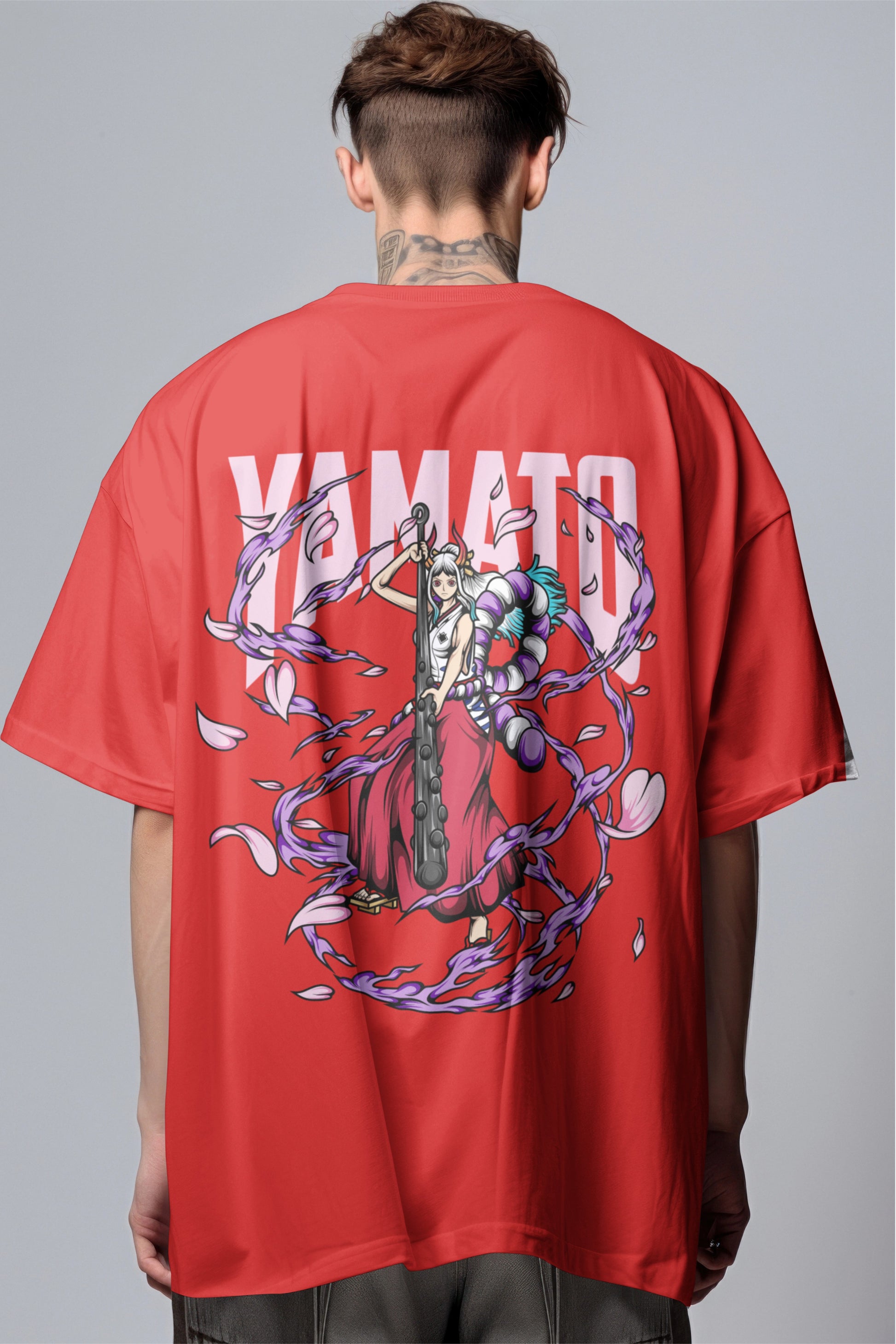 One Piece Yamato Oni Princess Graphic Printed Oversized T-shirt Harble Outfits