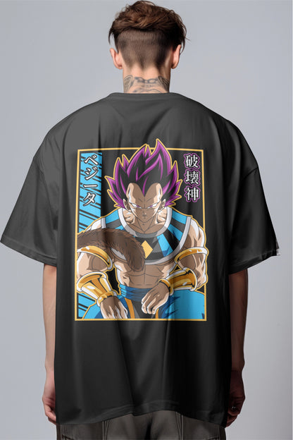 Dragon Ball Super Vegeta Hakai Unleashed Oversized T-shirt