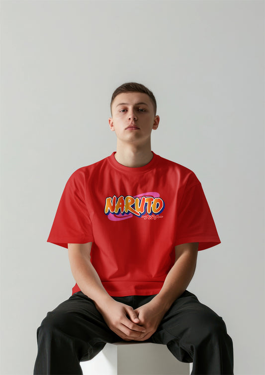 Naruto Summoning Jutsu Graphic Printed Oversized T-shirt Harble Outfits