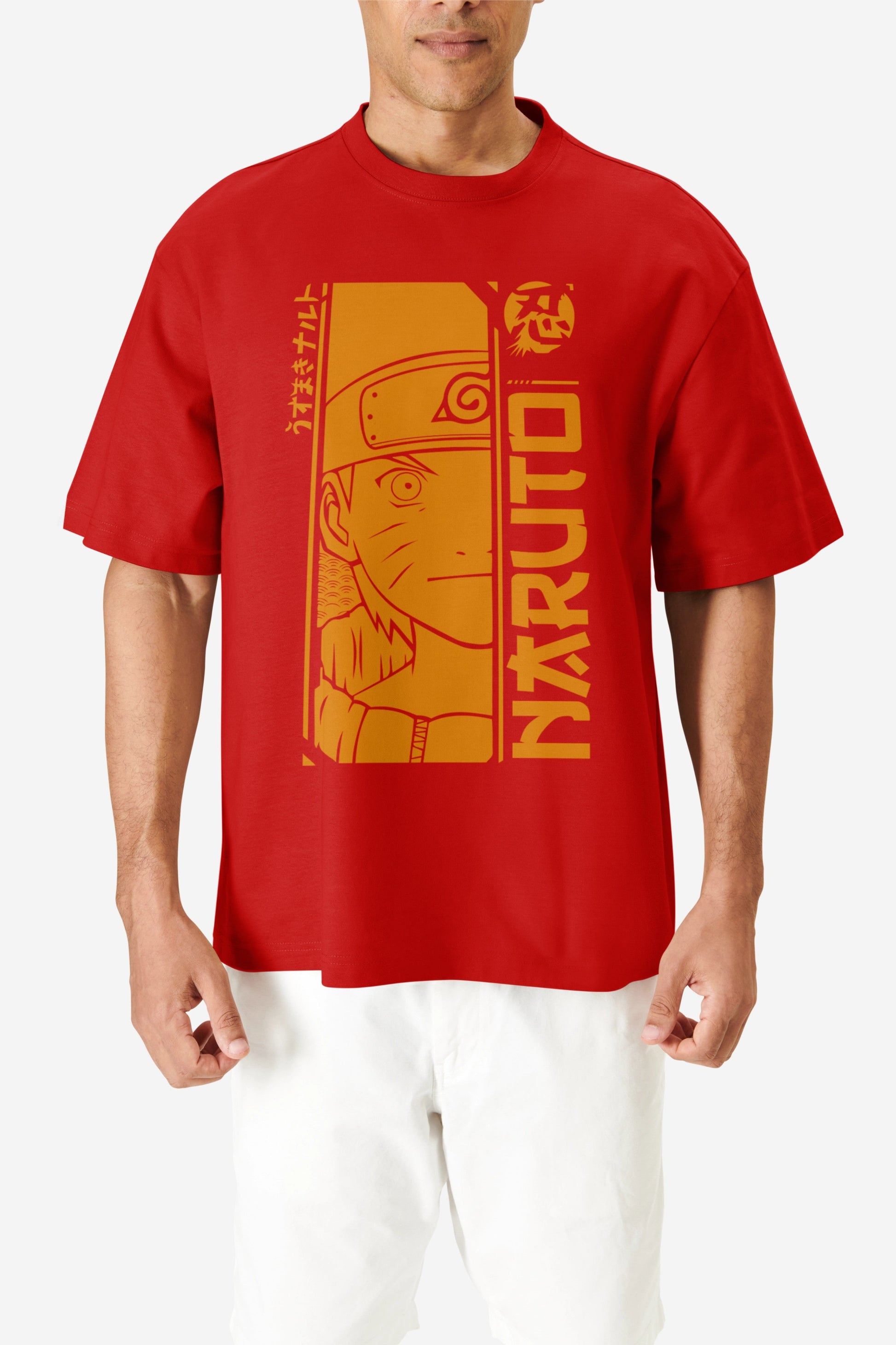 Naruto Vintage Manga Panel Graphic Printed Oversized T-shirt Harble Outfits