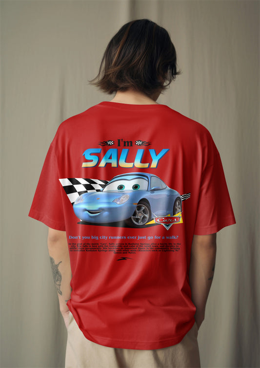 I’m Sally Graphic Printed Oversized T-shirt - Radiator Springs Edition Harble Outfits