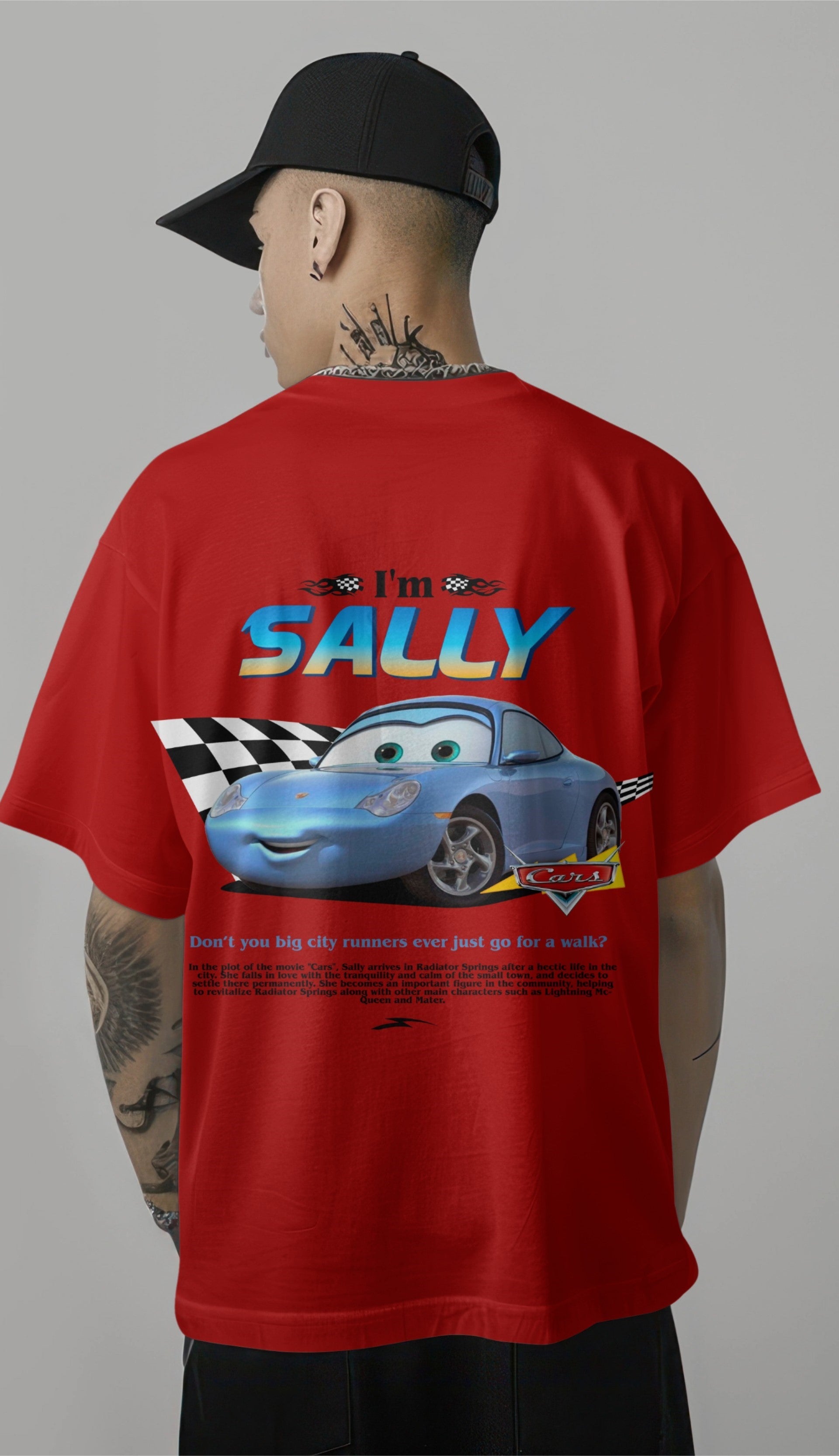 I’m Sally Graphic Printed Oversized T-shirt - Radiator Springs Edition Harble Outfits