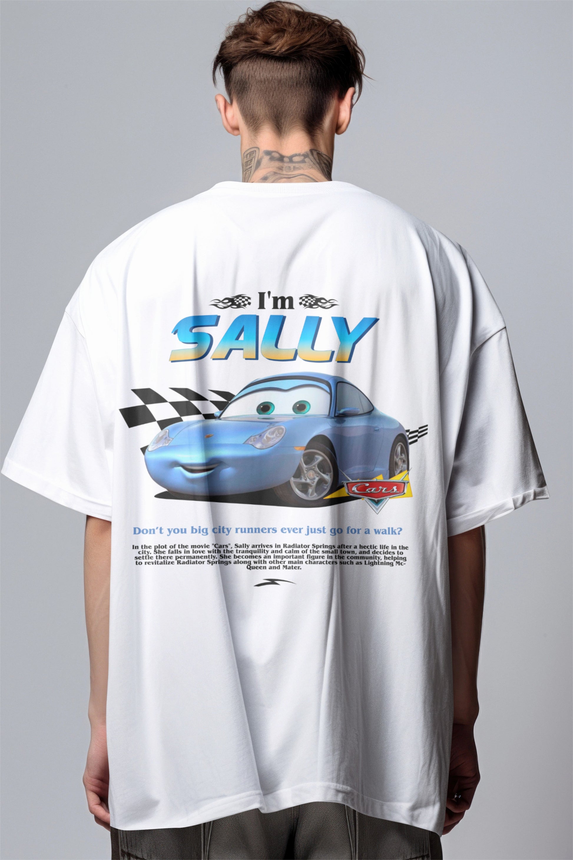 I’m Sally Graphic Printed Oversized T-shirt - Radiator Springs Edition Harble Outfits