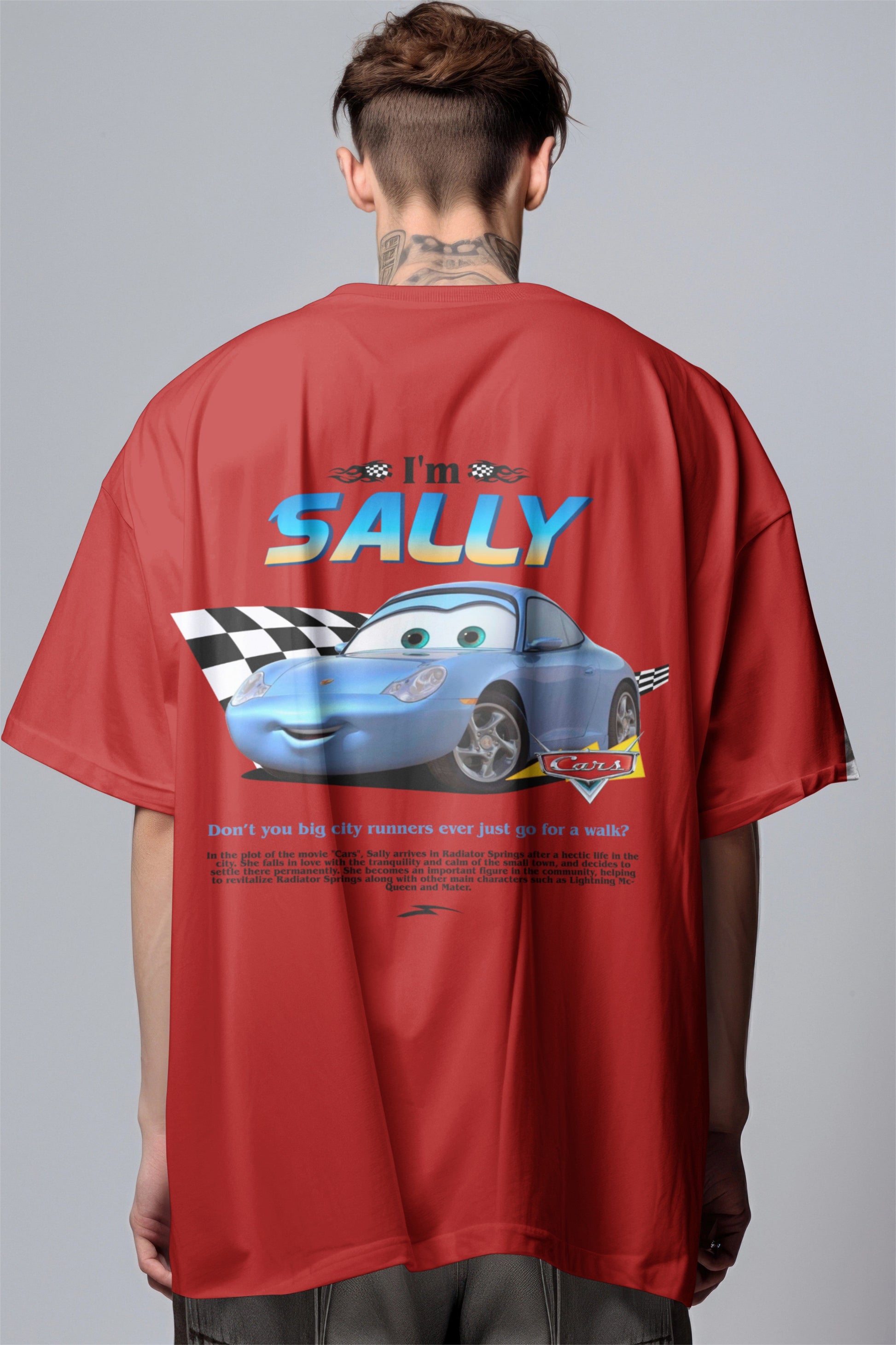 I’m Sally Graphic Printed Oversized T-shirt - Radiator Springs Edition Harble Outfits