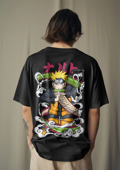 Naruto Summoning Jutsu Graphic Printed Oversized T-shirt Harble Outfits