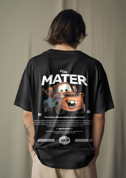 Tow Mater Graphic Printed Oversized T-shirt – Rusty But Reliable Edition Harble Outfits