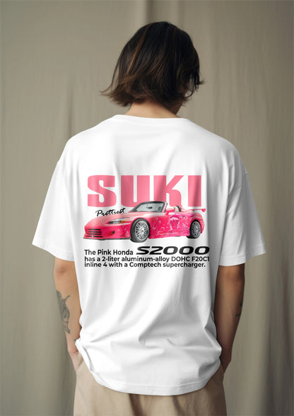 Fast & Furious Suki’s Pink S2000 Printed Oversized T-shirt - Prettiest Racer Edition Harble Outfits