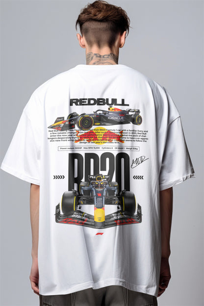 F1 Red Bull Racing 2 Printed Oversized T-shirt Harble Outfits