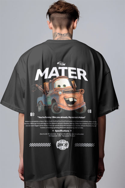 Tow Mater Graphic Printed Oversized T-shirt – Rusty But Reliable Edition Harble Outfits