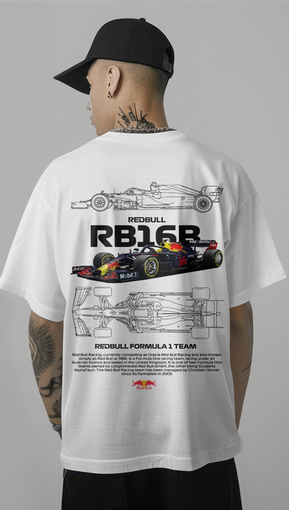 F1 Red Bull Racing 1 Printed Oversized T-shirt Harble Outfits