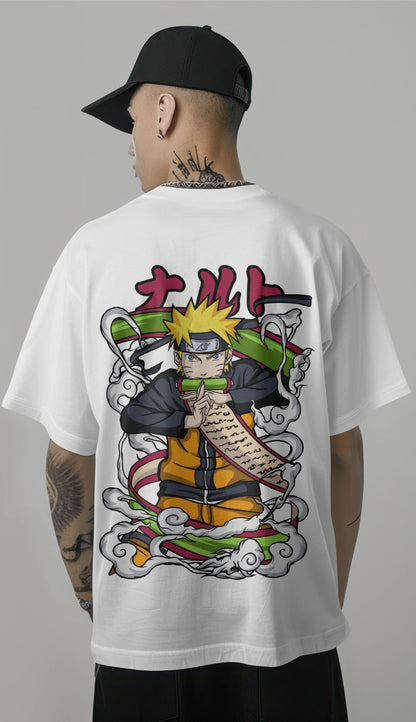 Naruto Summoning Jutsu Graphic Printed Oversized T-shirt Harble Outfits