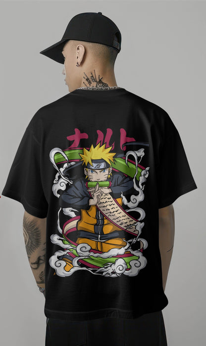 Naruto Summoning Jutsu Graphic Printed Oversized T-shirt Harble Outfits