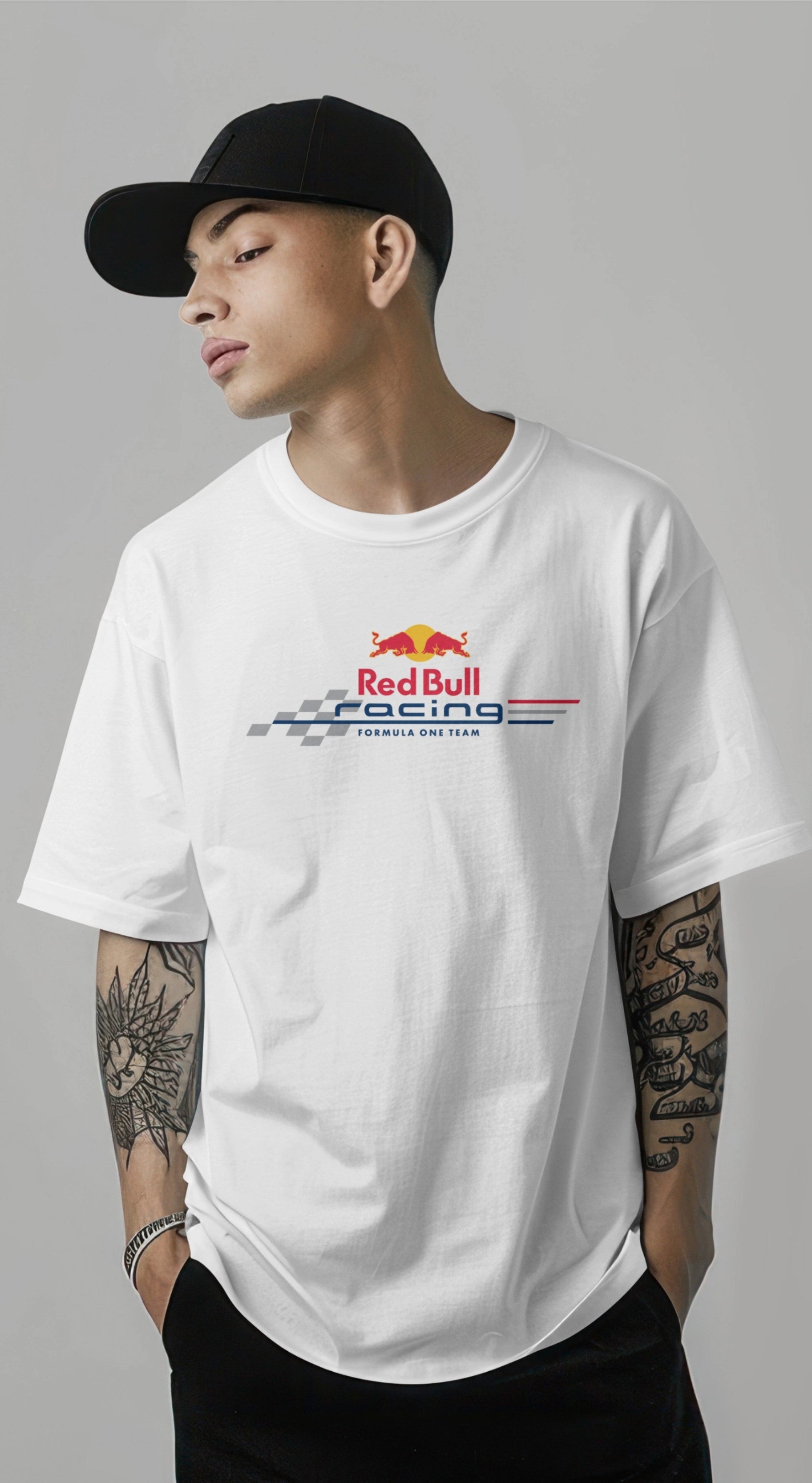 F1 Red Bull Racing 1 Printed Oversized T-shirt Harble Outfits