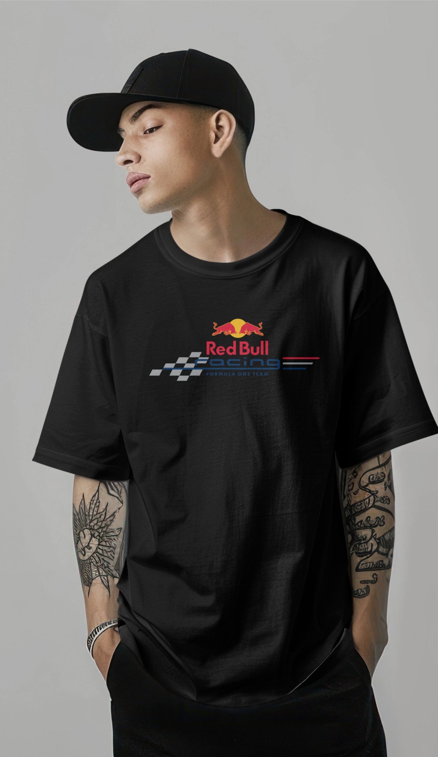 F1 Red Bull Racing 1 Printed Oversized T-shirt Harble Outfits