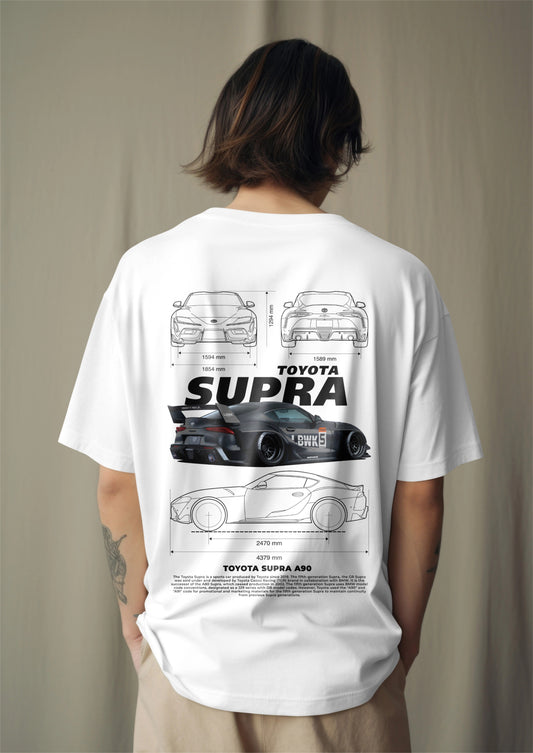 Toyota Supra Drift edition Graphic Printed Oversized T-shirt Harble Outfits