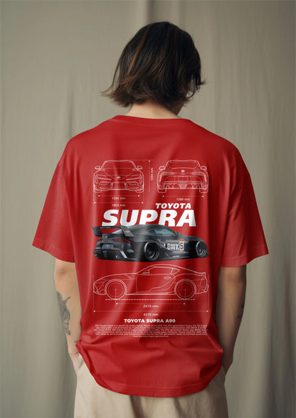 Toyota Supra Drift edition Graphic Printed Oversized T-shirt Harble Outfits