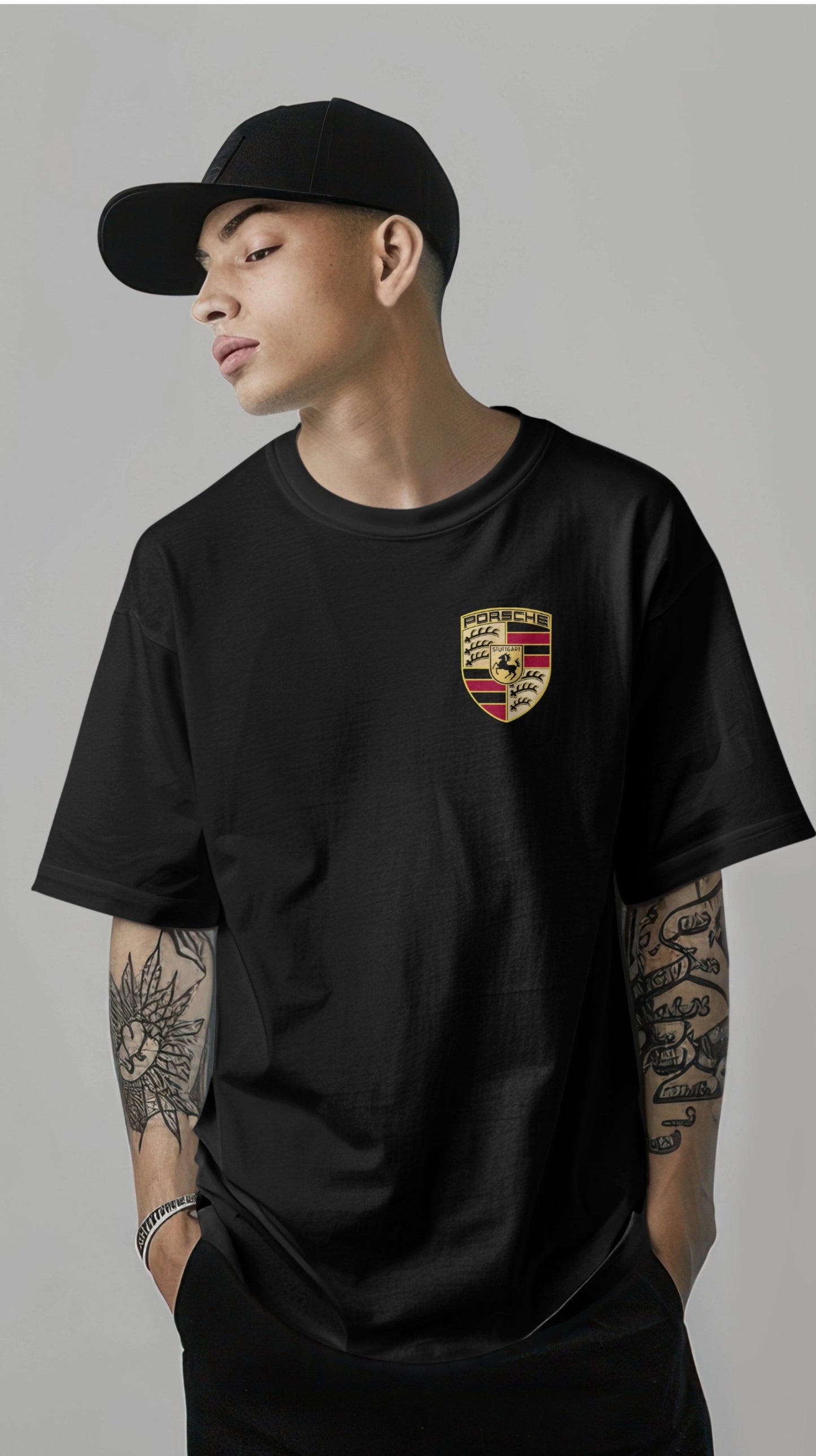 Porsche 911 GT3 RS Graphic Printed Oversized T-shirt Harble Outfits