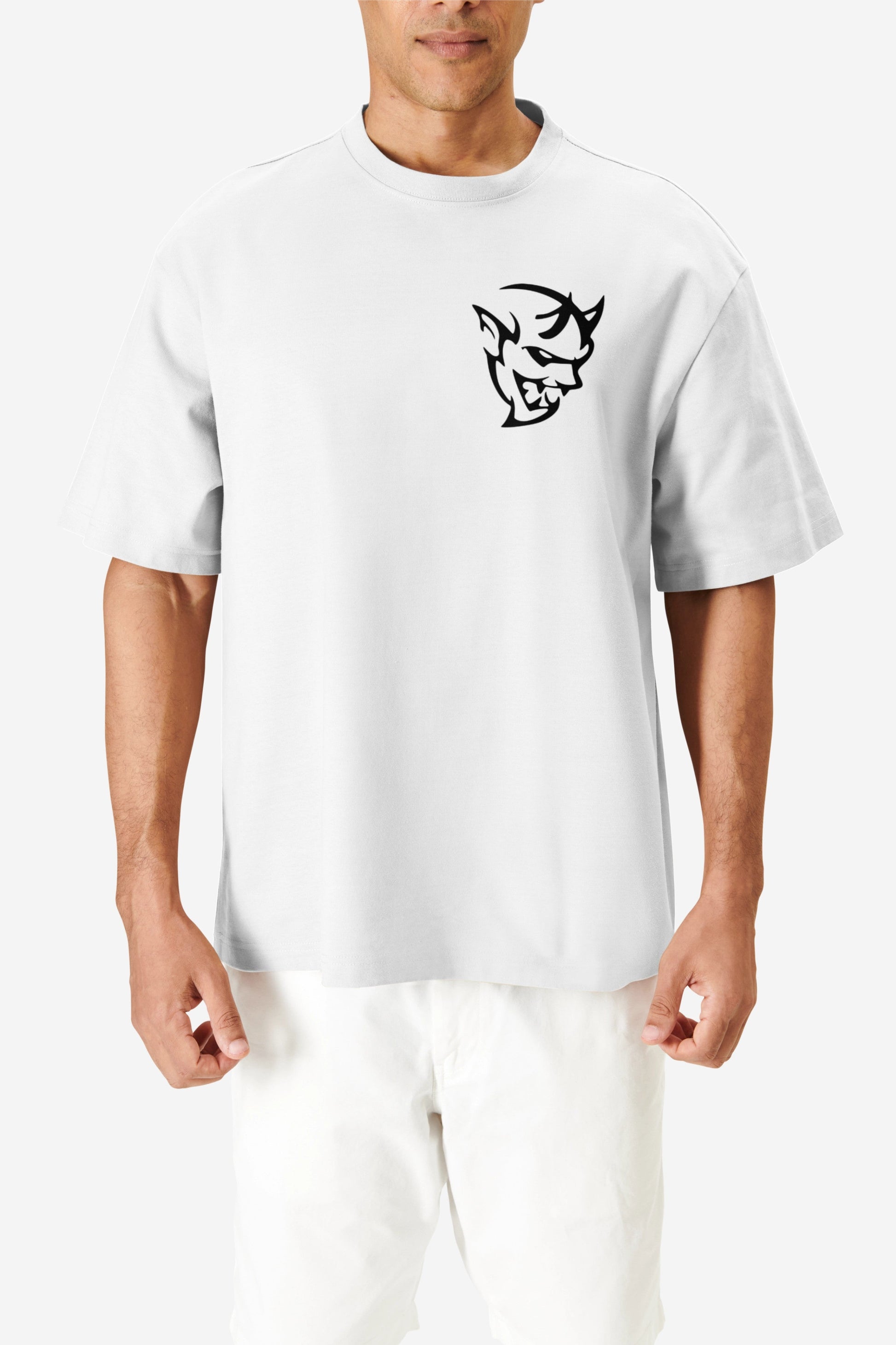 Challenger Hellcat Graphic Printed Oversized T-shirt Harble Outfits