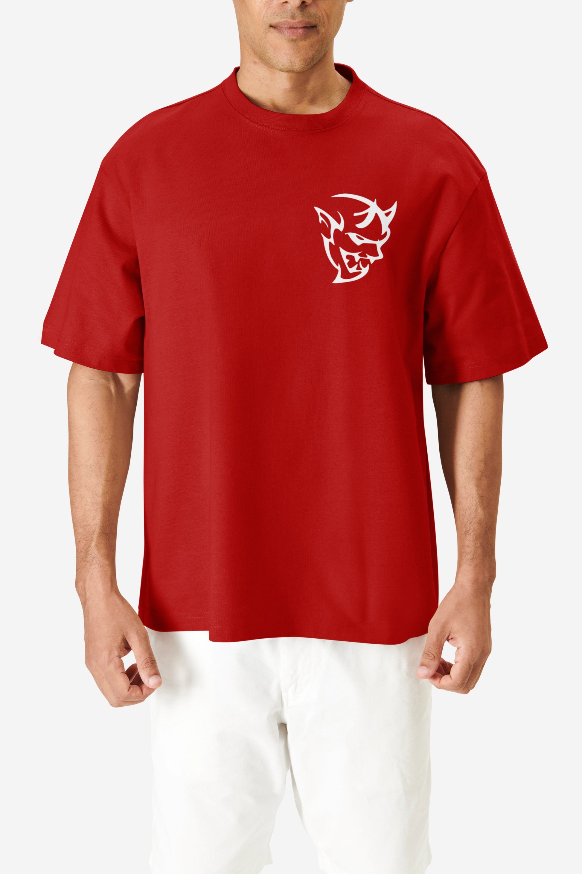 Challenger Hellcat Graphic Printed Oversized T-shirt Harble Outfits