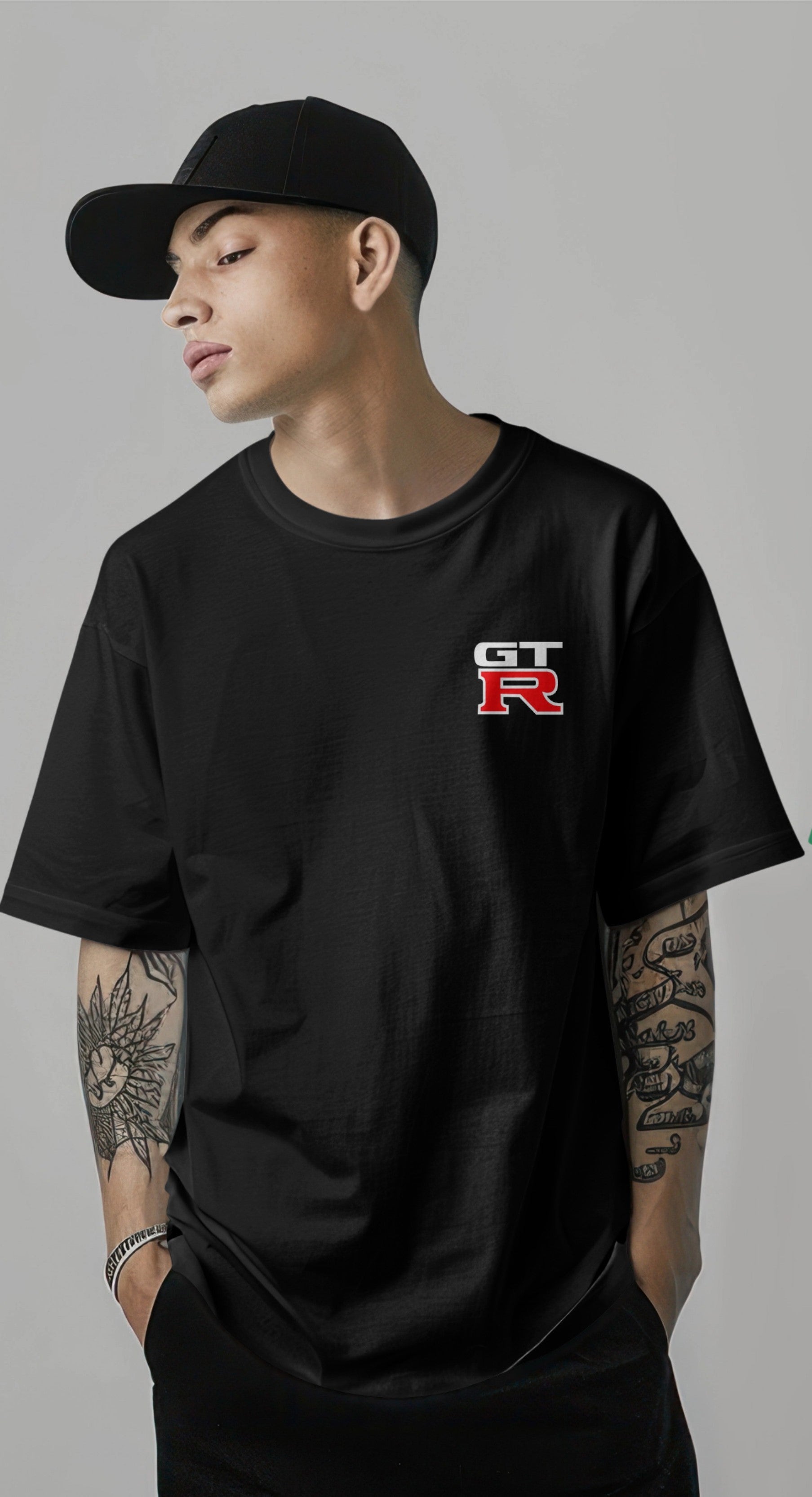 GT-R Nismo Blueprint Oversized T-Shirt Harble Outfits