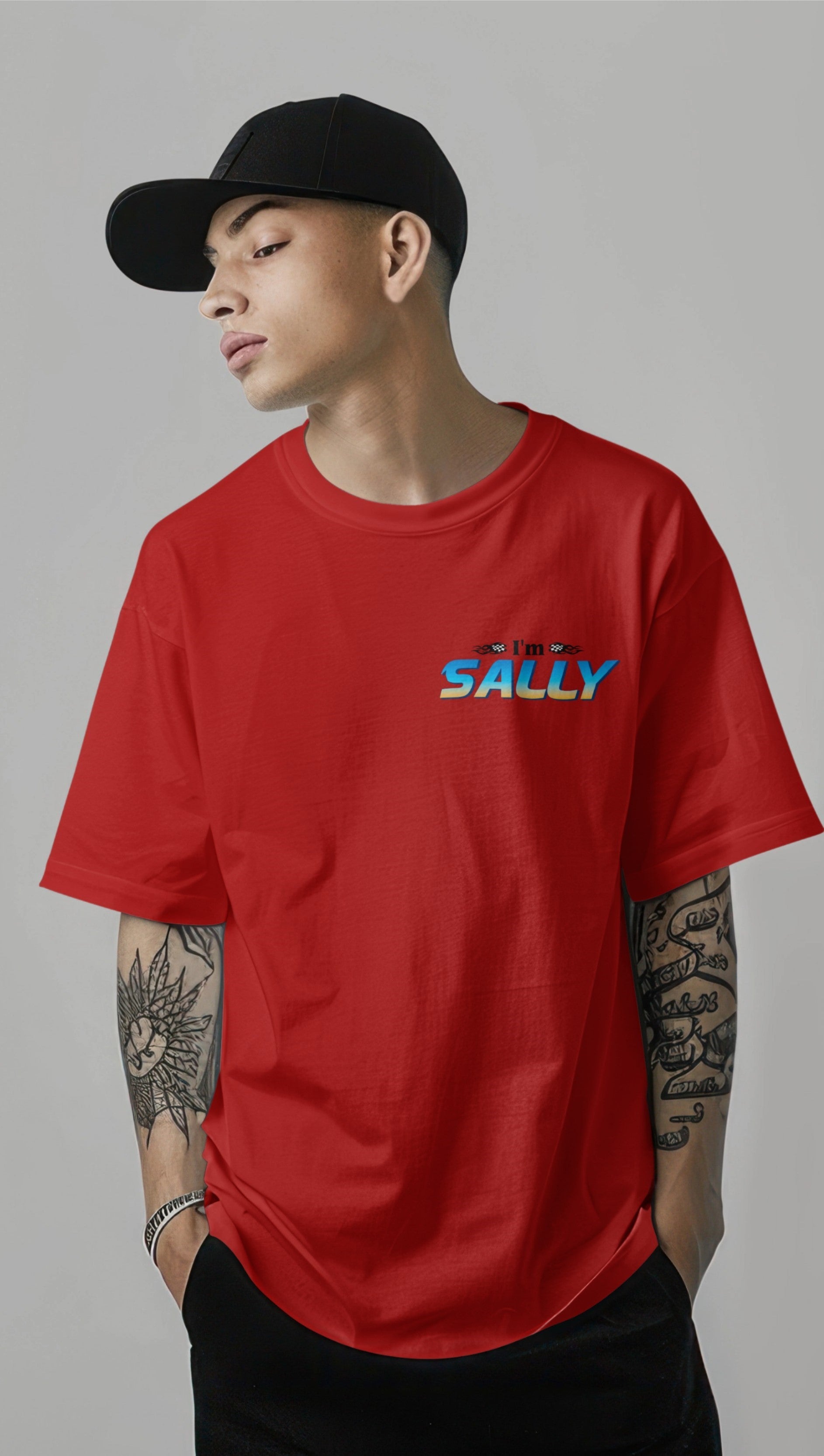 I’m Sally Graphic Printed Oversized T-shirt - Radiator Springs Edition Harble Outfits