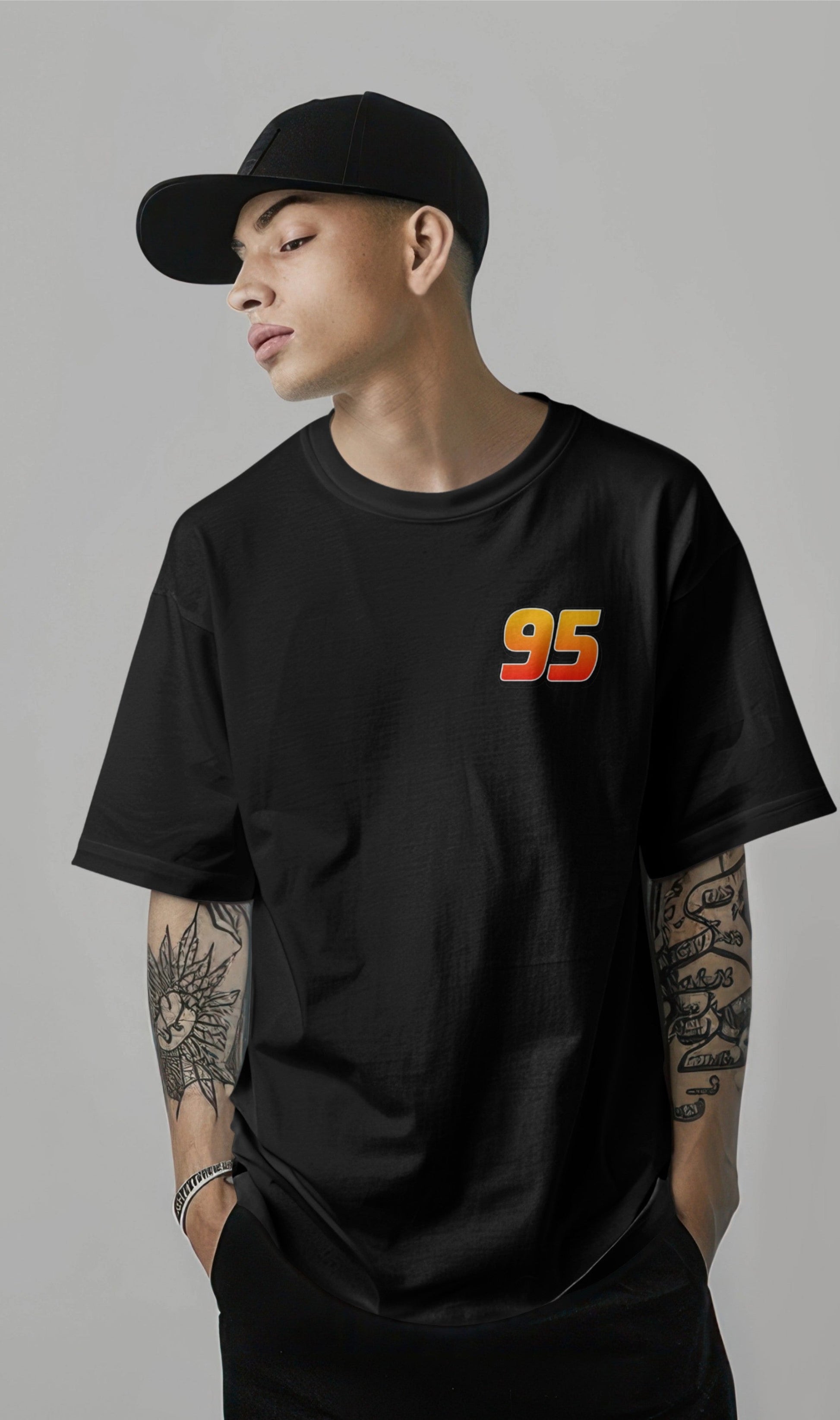 Lightning McQueen Graphic Printed Oversized T-shirt Harble Outfits