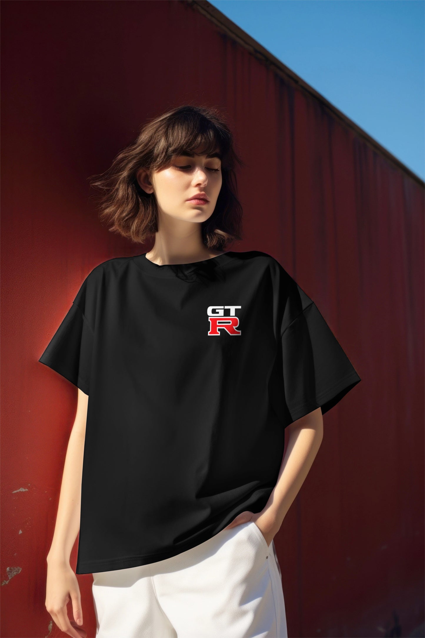 GT-R Nismo Blueprint Oversized T-Shirt Harble Outfits