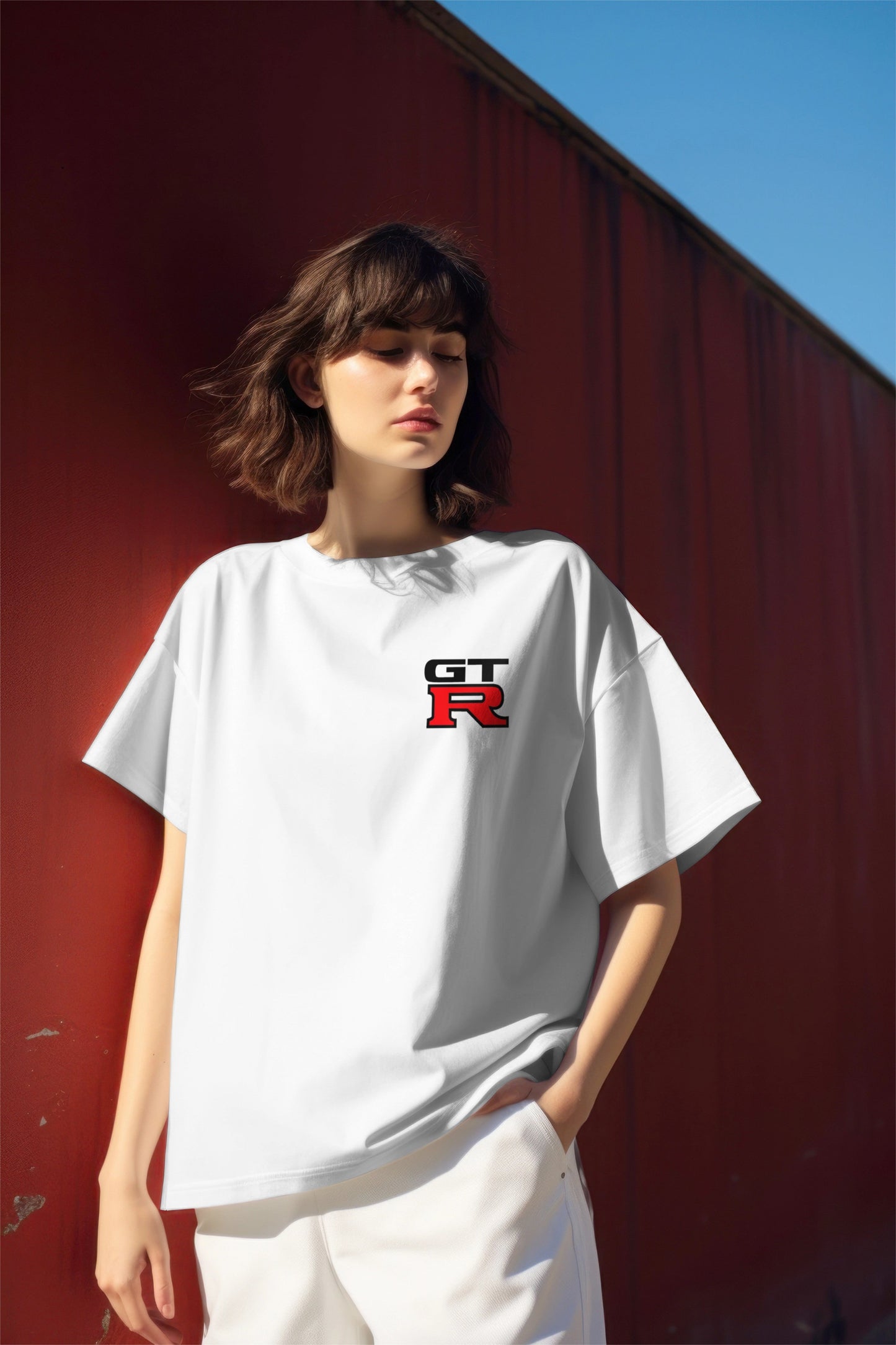 Nissan Skyline R-34 Graphic Printed Oversized T-shirt Harble Outfits