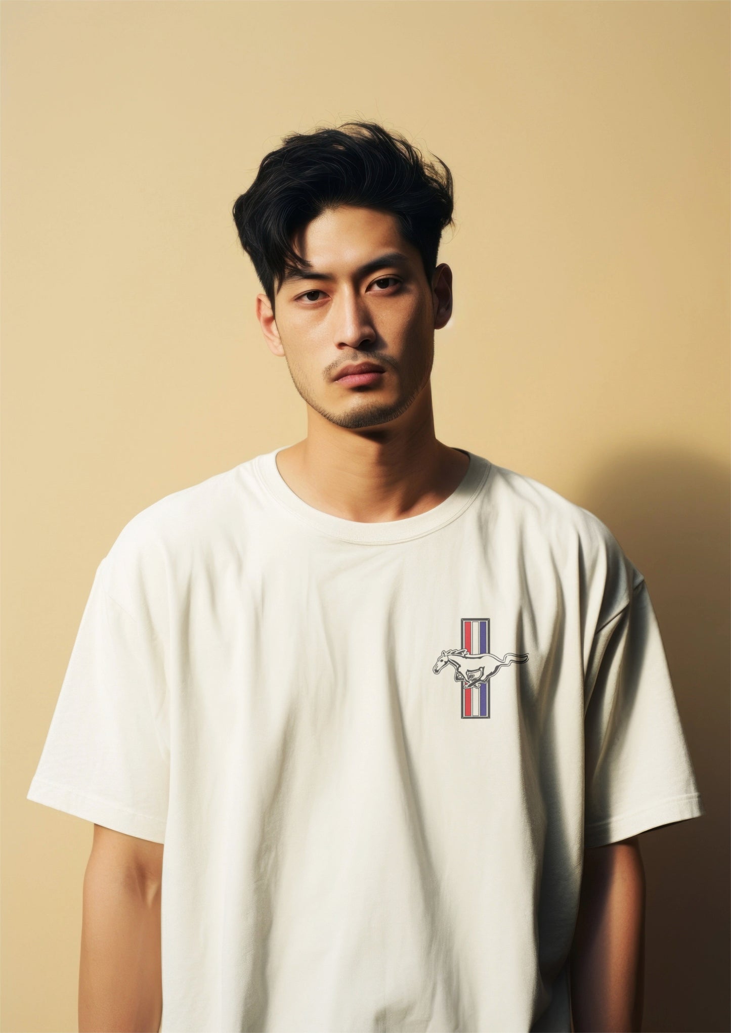 Ford Mustang Graphic Printed Oversized T-shirt - 65 Classic Edition Harble Outfits