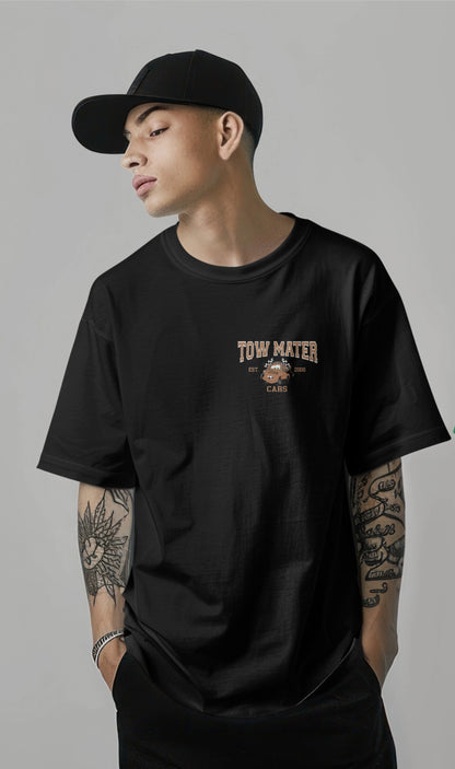 Tow Mater Graphic Printed Oversized T-shirt – Rusty But Reliable Edition Harble Outfits