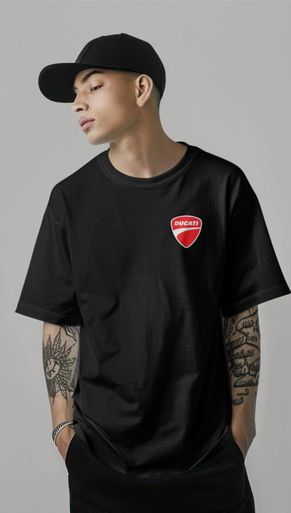Ducati Street Fighter Graphic Printed Oversized T-shirt Harble Outfits