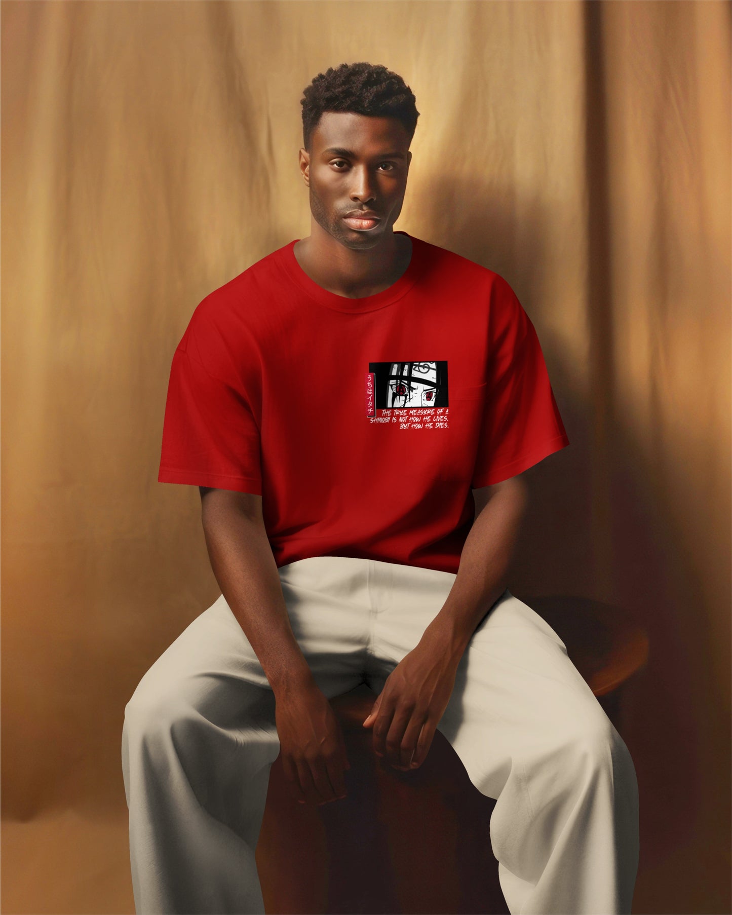 Itachi Anime Graphic Printed Oversized T-shirt Harble Outfits
