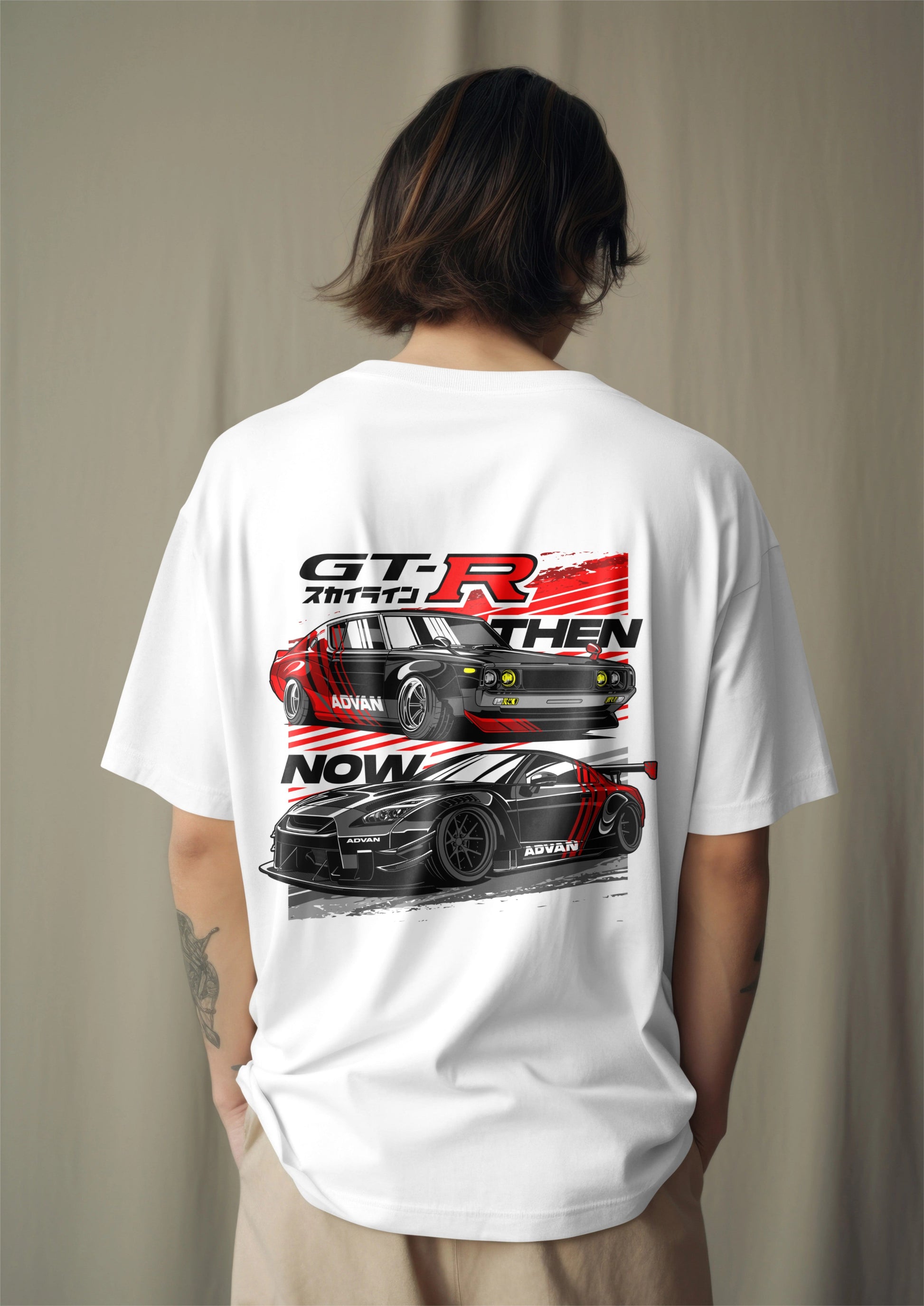 GT-R Legacy: Then & Now Oversized T-Shirt Harble Outfits