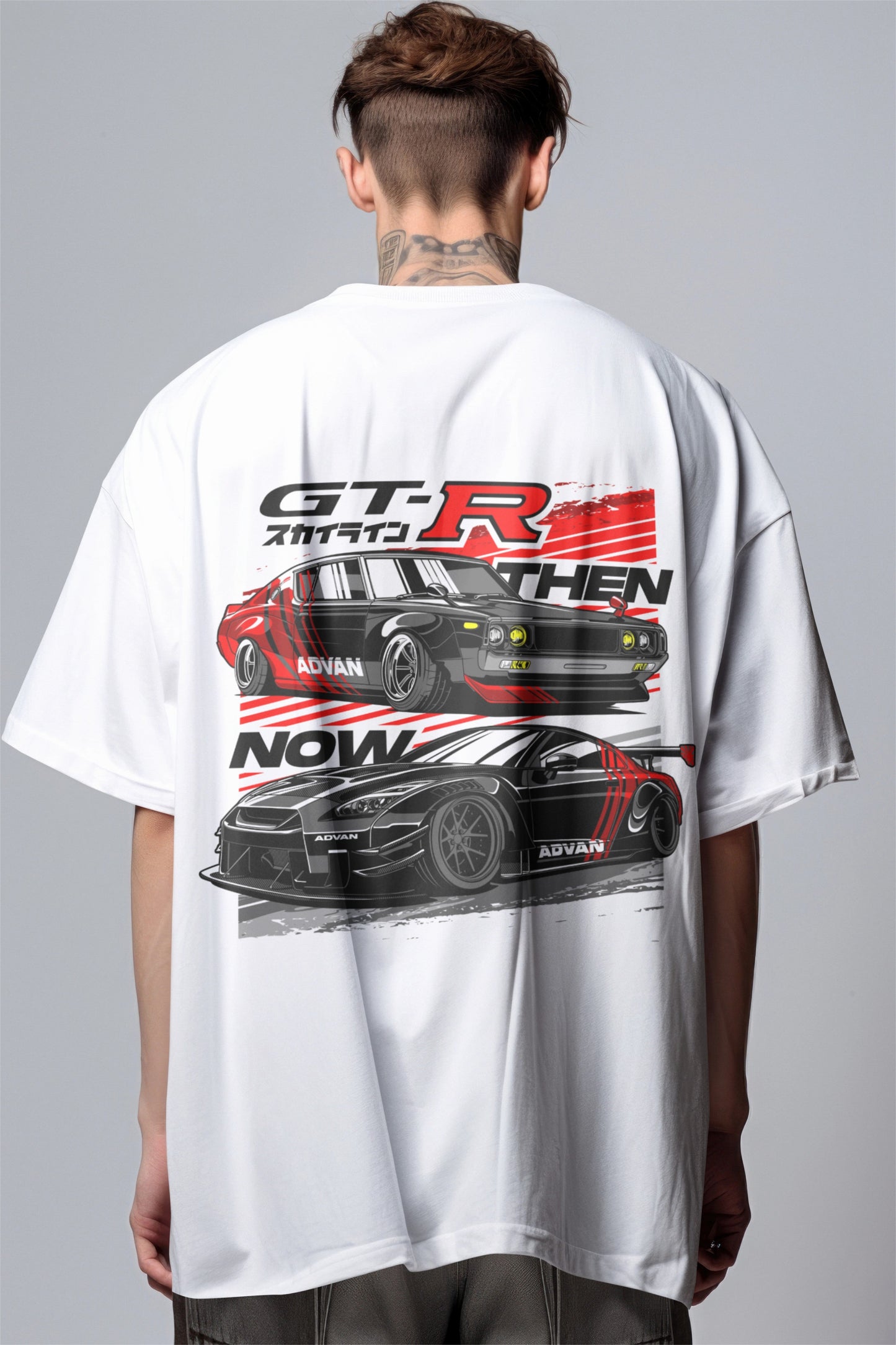 GT-R Legacy: Then & Now Oversized T-Shirt Harble Outfits