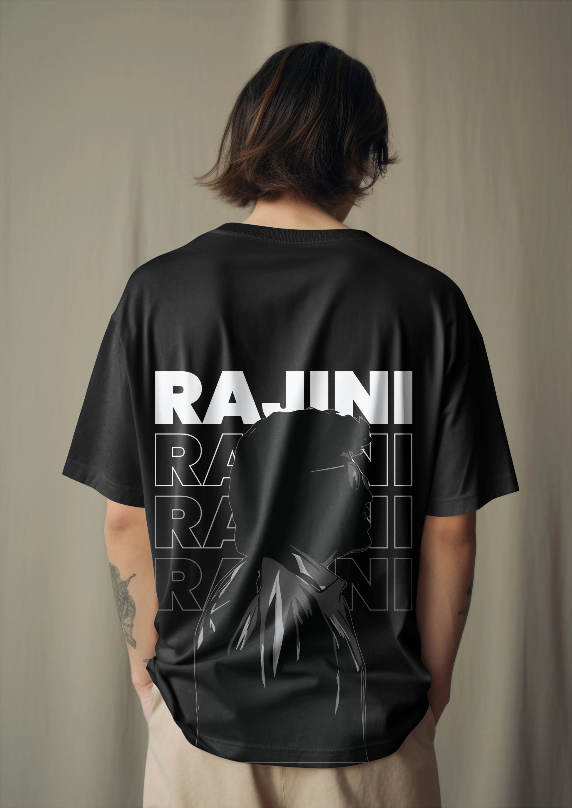 RAJINI – The Thalaivar Oversized Tee Harble Outfits