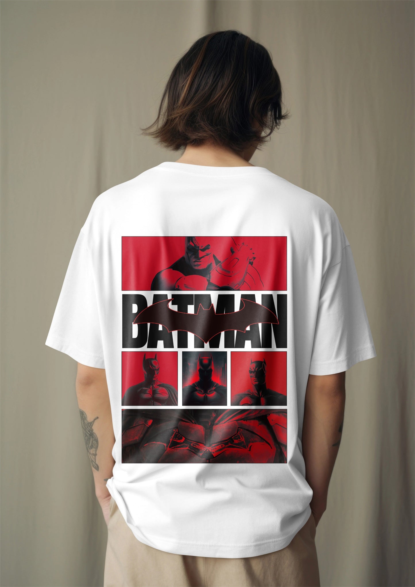 Batman Vengeance Unmasked Oversized T-Shirt Harble Outfits