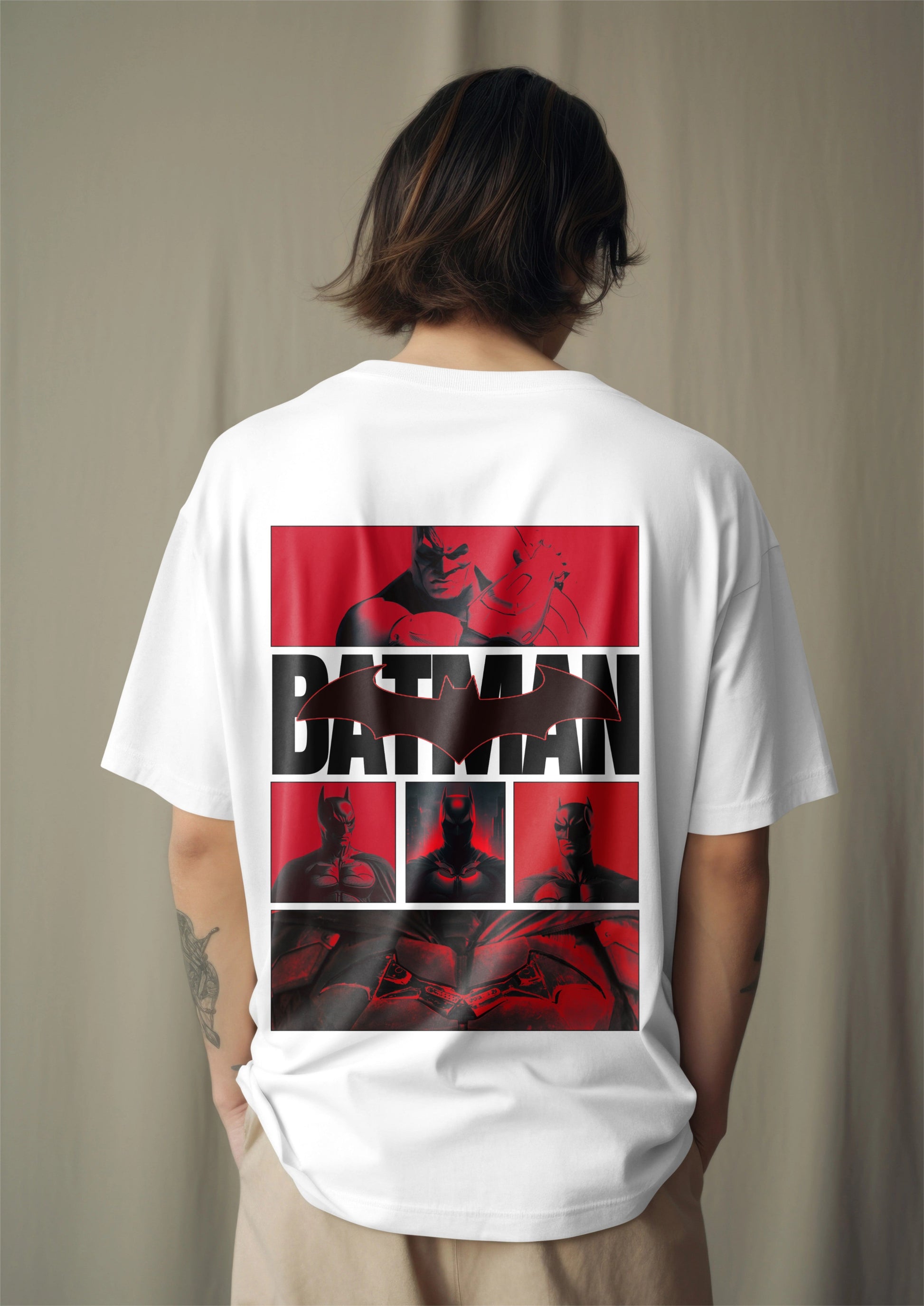 Batman Vengeance Unmasked Oversized T-Shirt Harble Outfits