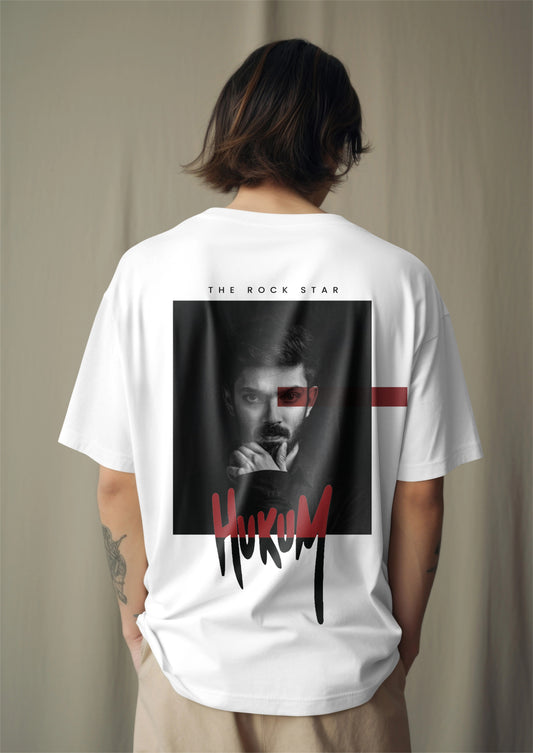 Hukum Anirudh Oversized T-Shirt – White Edition Harble Outfits