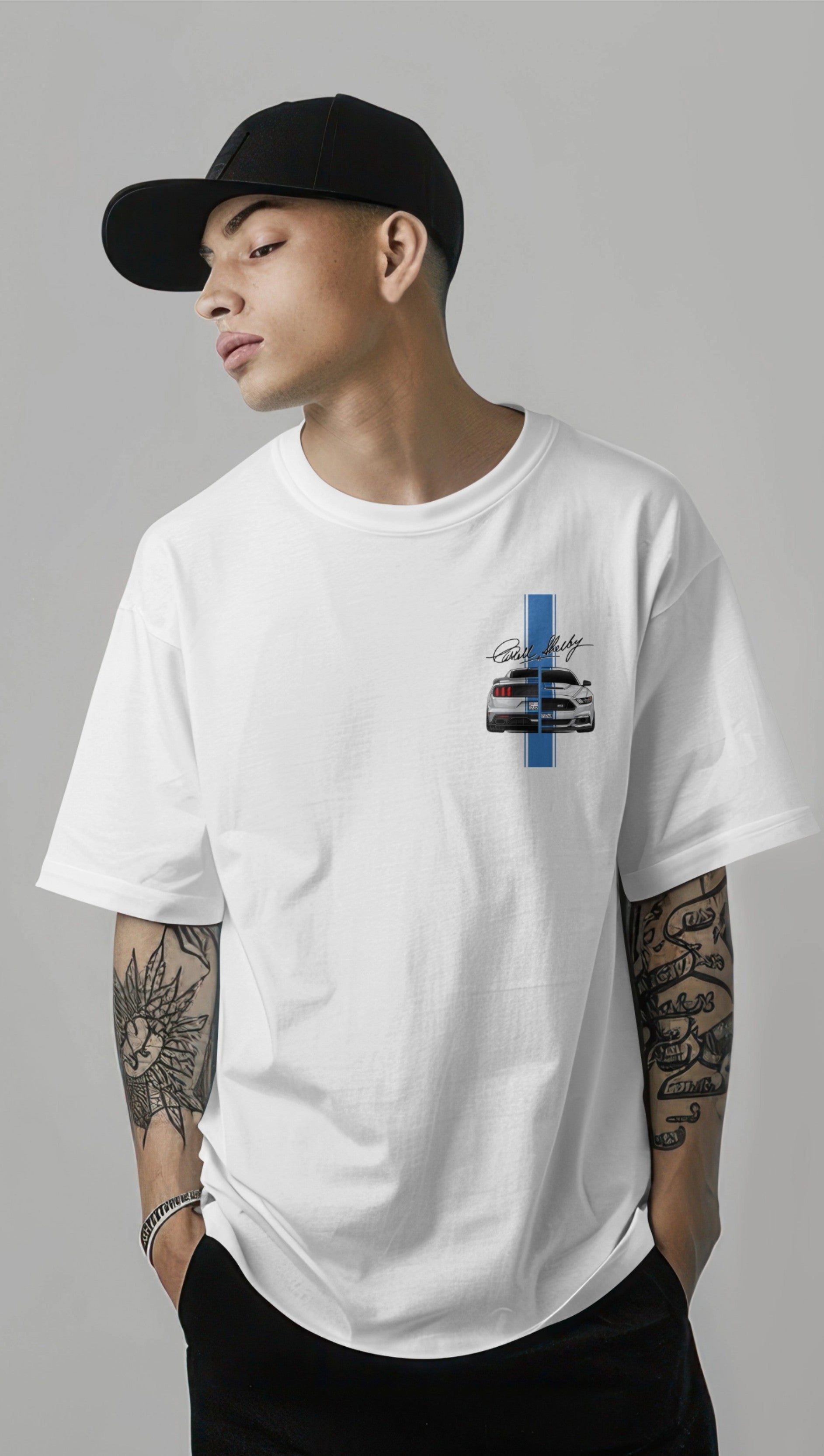 Mustang GT Tribute Oversized T-Shirt | Harble Streetwear Harble Outfits