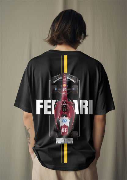 Ferrari F1 Oversized T-Shirt – Speed Machine Edition Harble Outfits