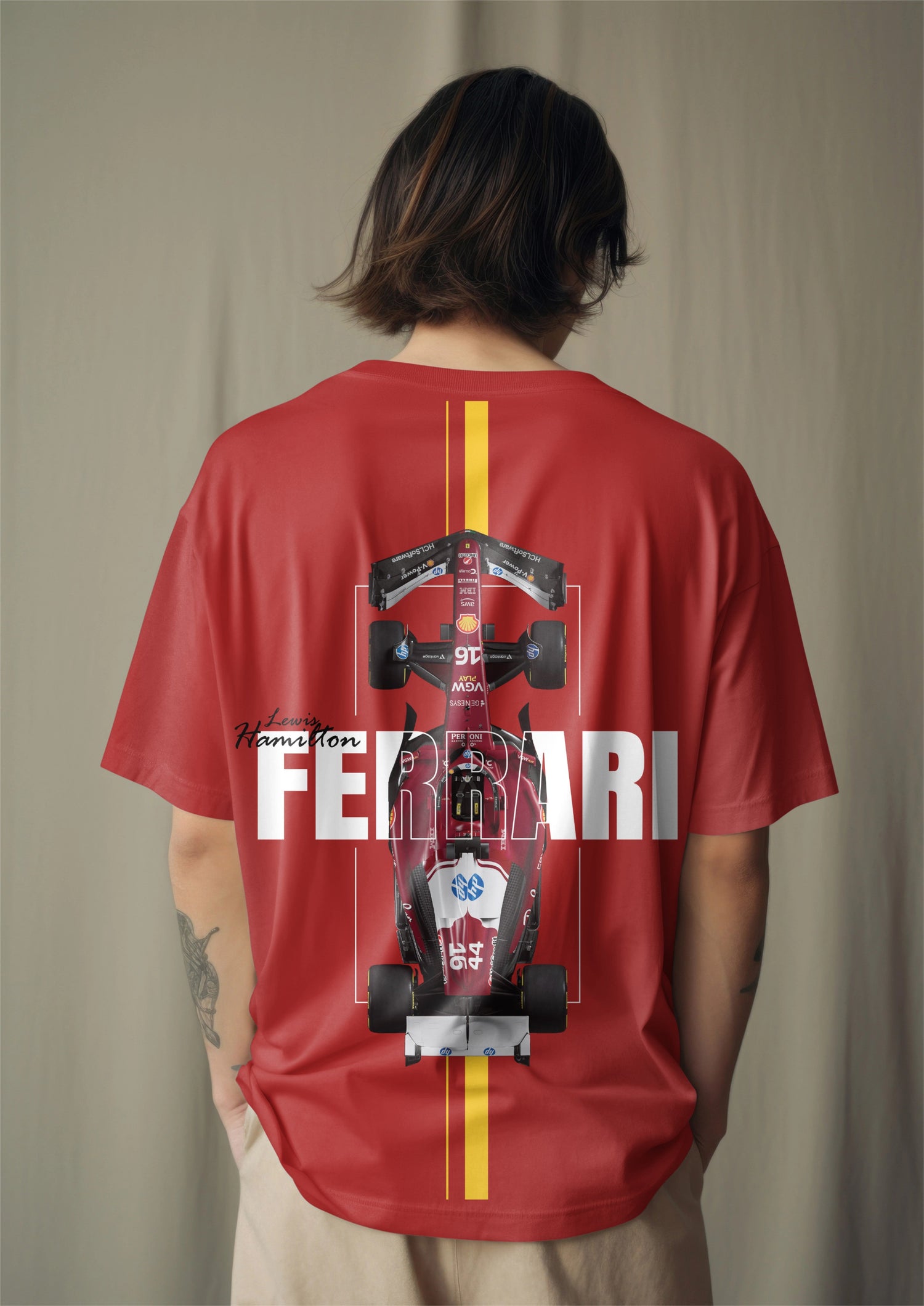 Ferrari F1 Tribute Oversized T-Shirt | Harble Streetwear Harble Outfits