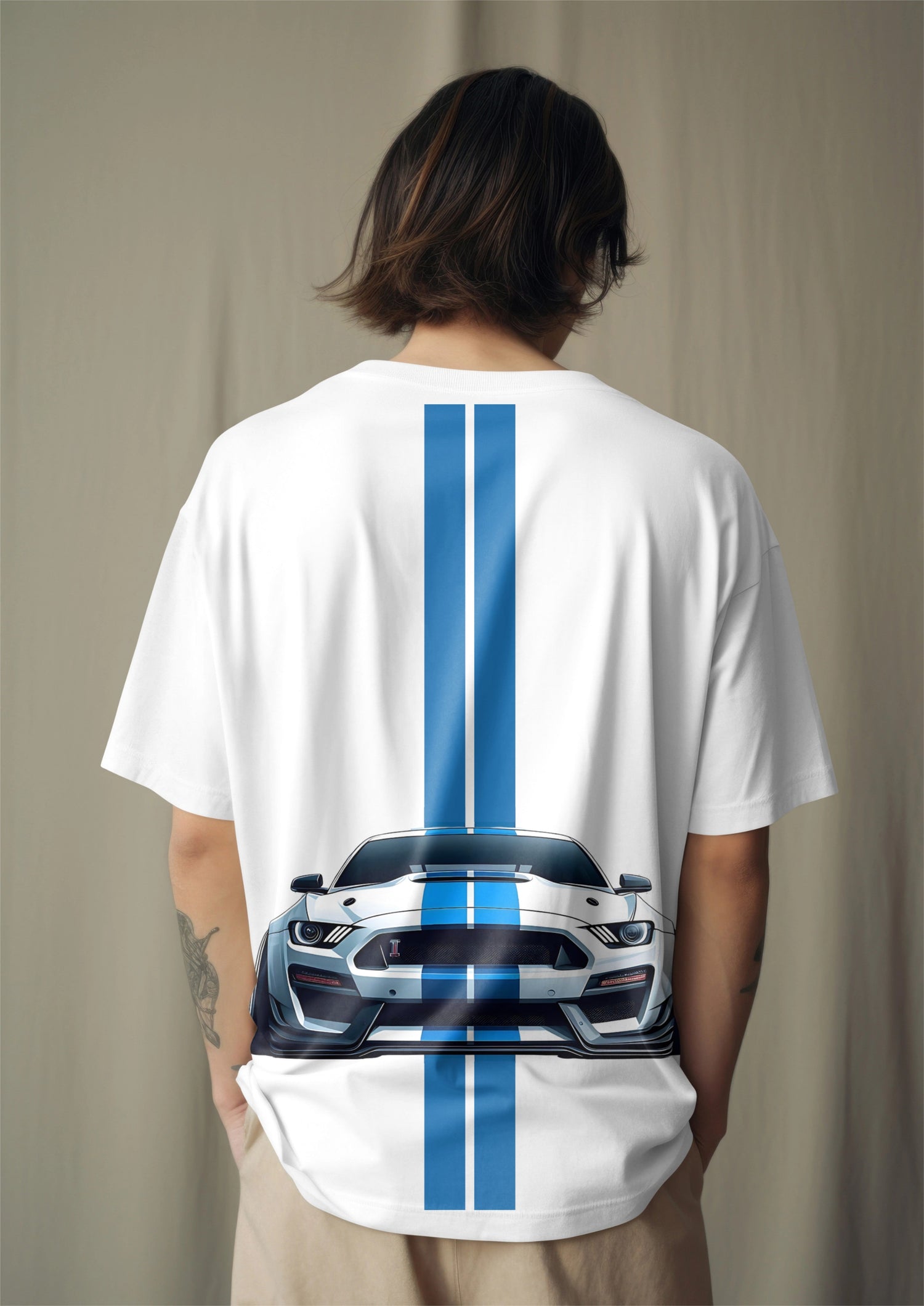 Mustang GT Tribute Oversized T-Shirt | Harble Streetwear Harble Outfits