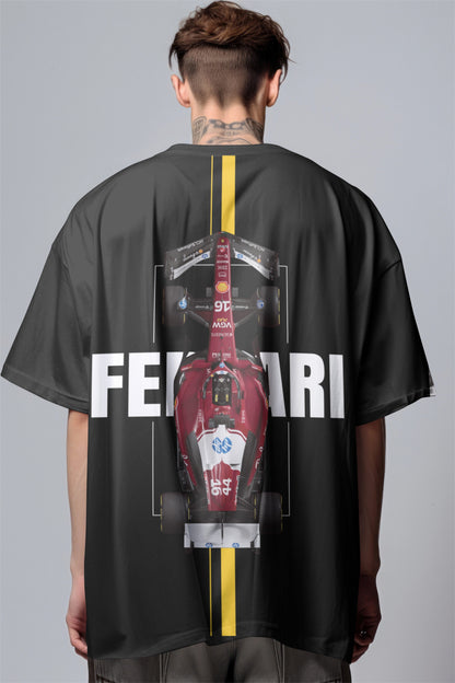 Ferrari F1 Oversized T-Shirt – Speed Machine Edition Harble Outfits